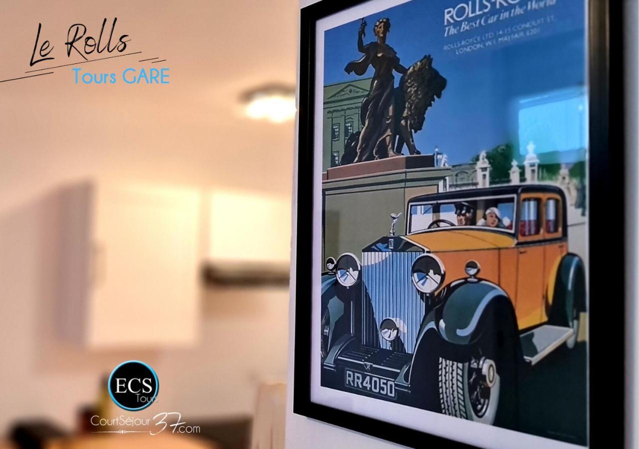 "Le Roll'S" - 1 Chambre - 5 Couchages - Calme - Terrasse - Parking Prive Tours Exterior foto