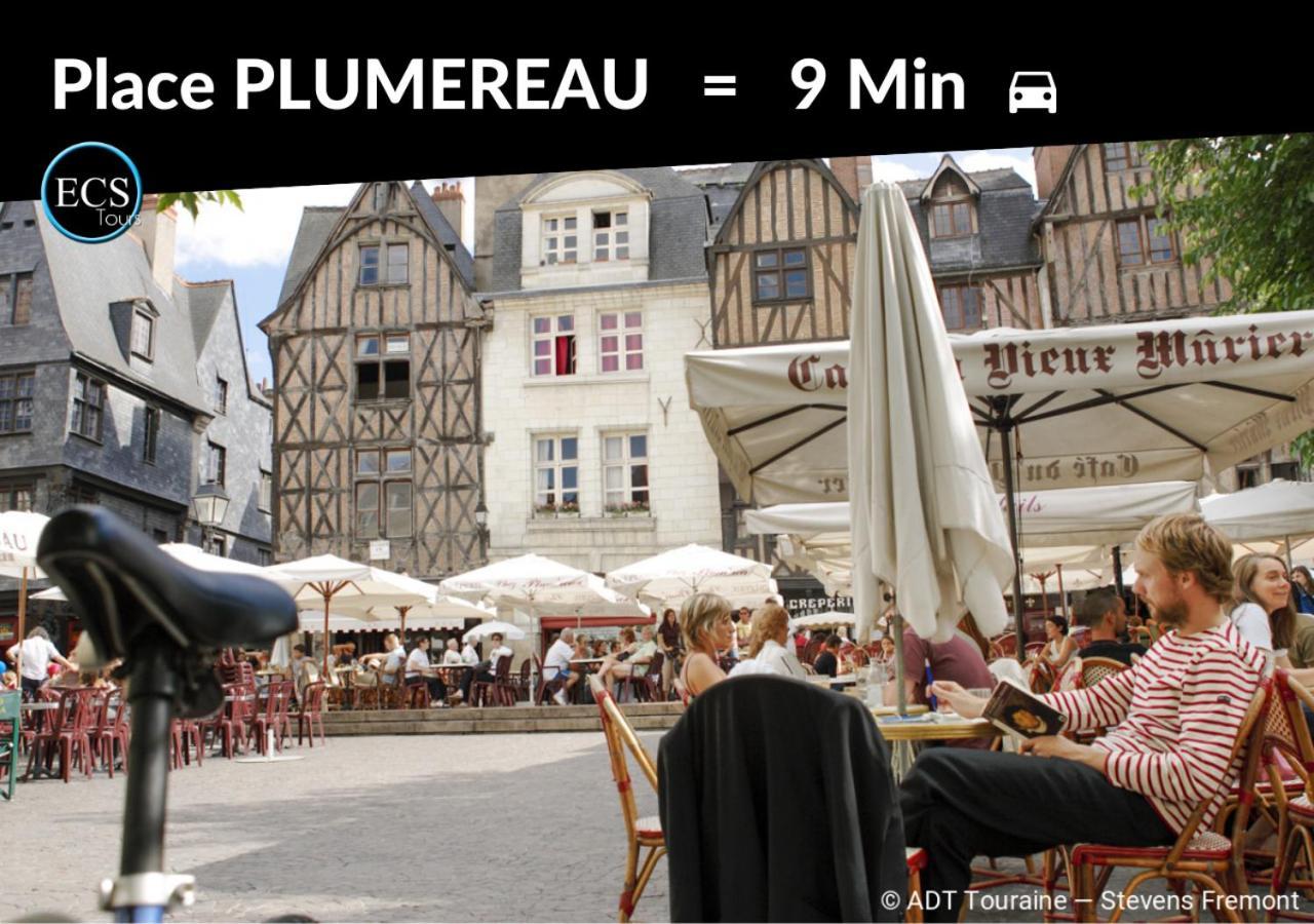 "Le Roll'S" - 1 Chambre - 5 Couchages - Calme - Terrasse - Parking Prive Tours Exterior foto