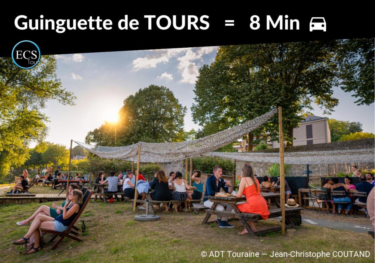 "Le Roll'S" - 1 Chambre - 5 Couchages - Calme - Terrasse - Parking Prive Tours Exterior foto